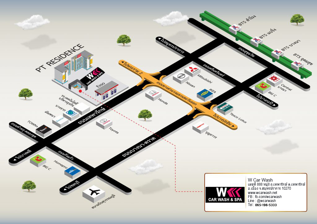 Map - PPK Car Wash TH-01